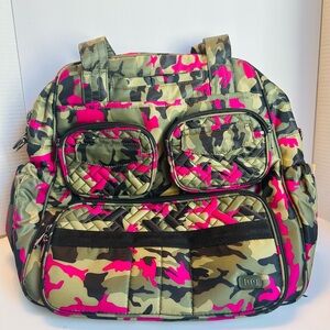 Lug Camo and Pink Quilted Puddle Jumper In Excellent Condition